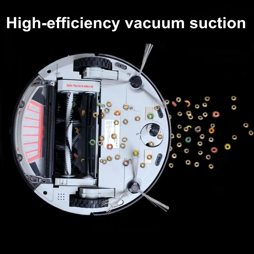 Robot Vacuum Cleaner with Self-Charge Wet Mopping 1200 PA for Thin Carpet Wood Floor Wi-Fi Connectivity Doramach FRV8