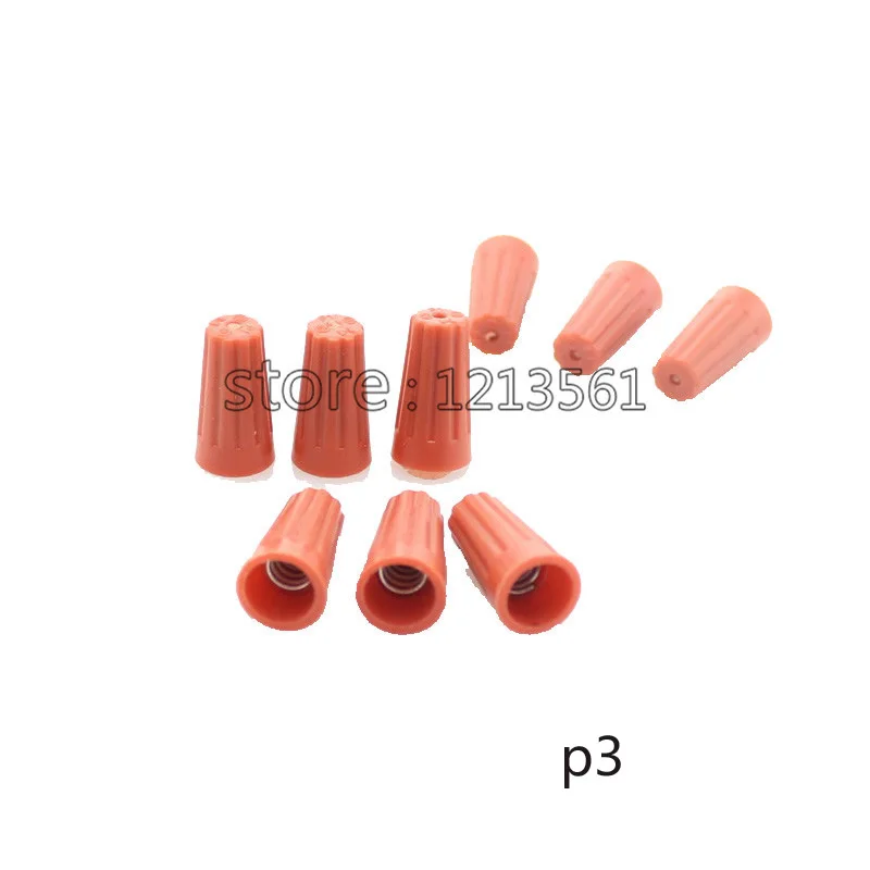 1000pcs Rotating terminal Closed terminal Pressure line caps P3 1000