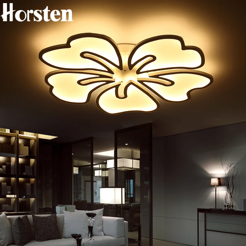 

Modern Simple 50W Flower LED Ceiling Lights Ultra-thin Acrylic Ceiling Lamp For Living Study Room Bedroom Home Lighting Fixtures