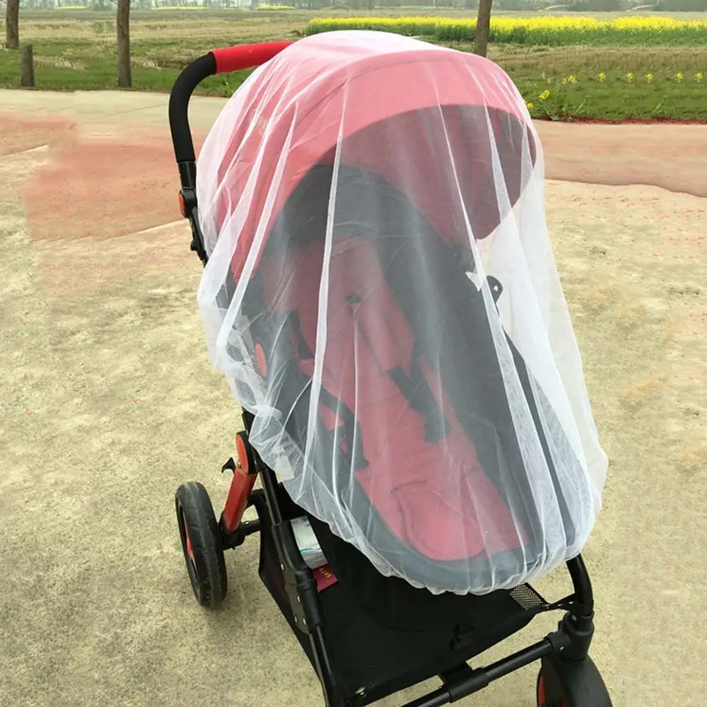 Высокое качество, 150 см, 5 цветов, детская коляска, аксессуары для детских колясок, противомоскитная сетка для коляски, для перевозки, для новорожденных - Цвет: White