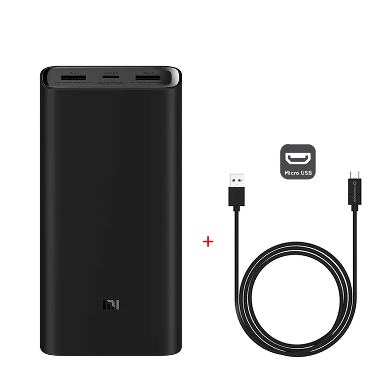 Xiaomi Power Bank 3 20000mAh 50W PB200SZM 3 USB Type C Fast Charging Portable Mi Powerbank 20000 External Battery Poverbank samsung battery pack Power Bank