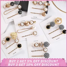 3 шт./компл. заколки для волос с жемчугом Swallow Gird женские заколки Bobby Pins заколка для волос новейшая заколка для волос для девочек Аксессуары