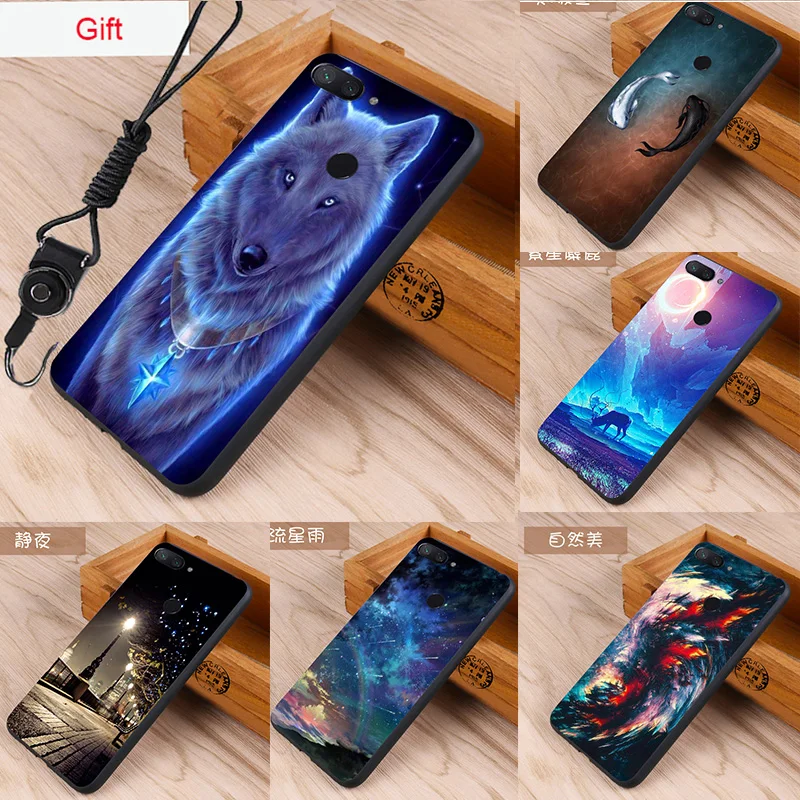 Xiaomi mi 8 lite Case For Xiaomi mi 8 lite Case Cover silicone Fundas Xiaomi mi 8 lite phone Cases For Xiaomi mi 8 lite Cartoon