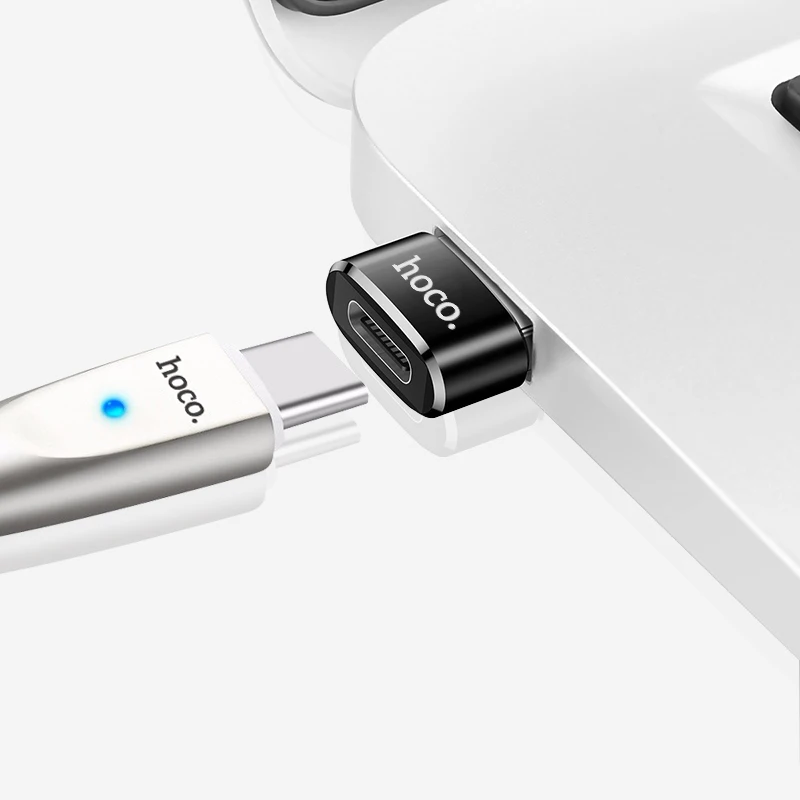 Беспроводное зарядное устройство HOCO USB OTG адаптер Тип usb-C Female to USB Мужской конвертер Тип Кабеля C до USB конвертер для автомобильного компьютера Зарядное устройство телефон планшет