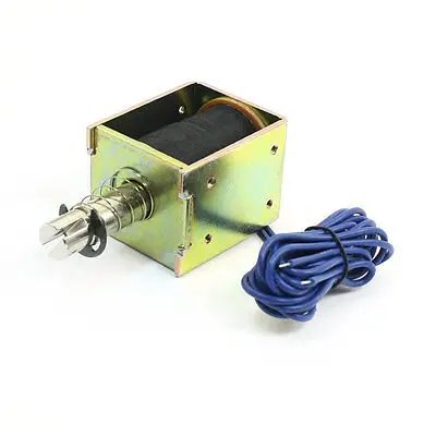 

0.015-0.4Kg Force Open Frame Pull Type Metal Solenoid Electromagnet 24VDC
