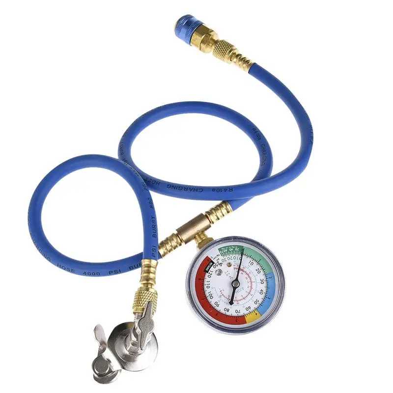 R134a Refrigerant Recharge Hose Gas Can Fitting Pipe Can Tap For R502 R-12 R-22 Refrigerant Bottle Opener hose connectors manifold gauge set