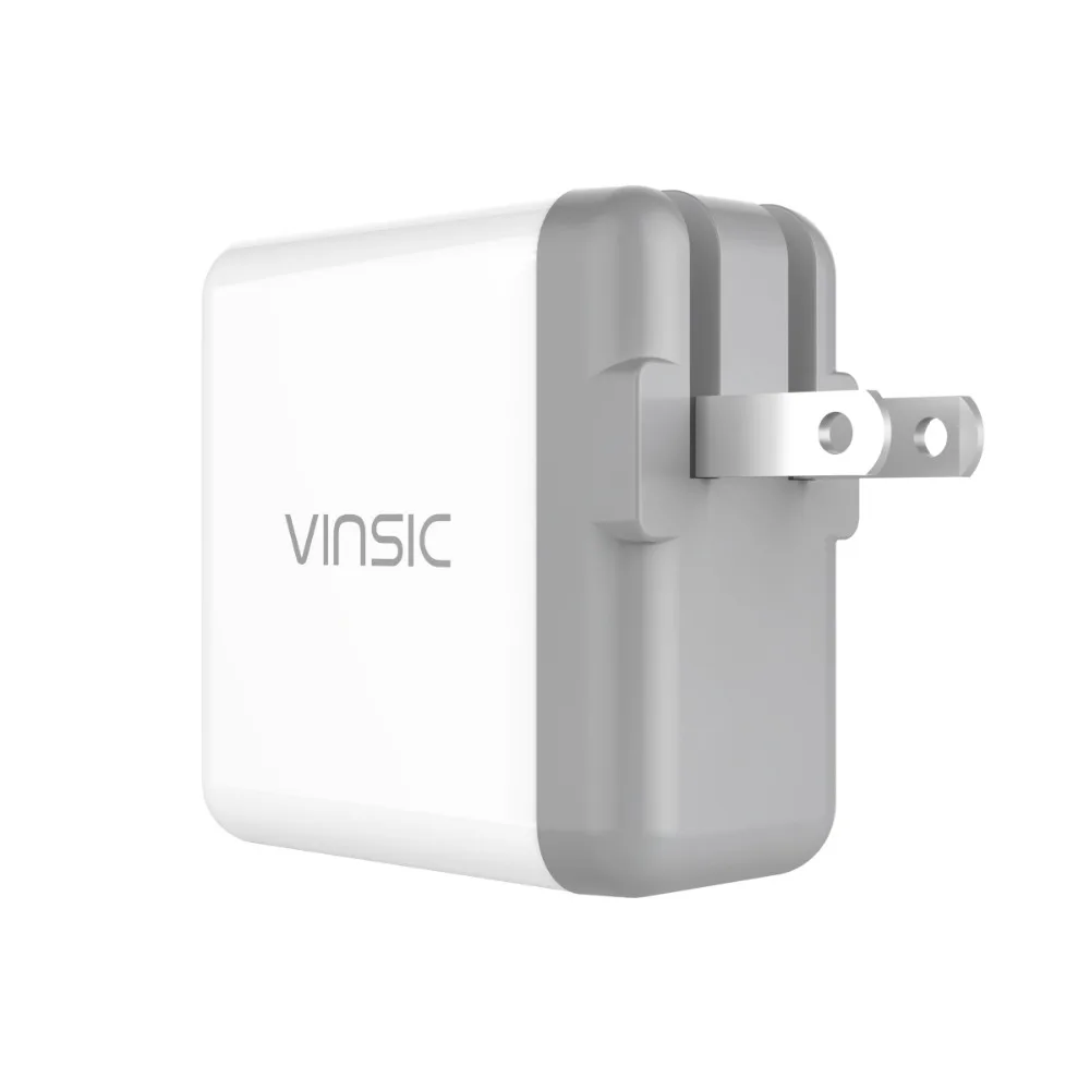 VINSIC 5V 4.8A портативный двойной USB зарядное устройство настенное адаптер для iPad iPhone X