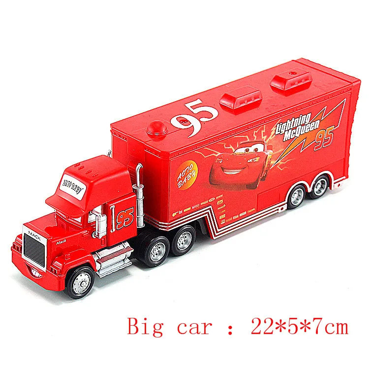 Disney Pixar Cars 3/2 Lightning McQueen 1:55 Mack Truck The King Diecast Metal Alloy Model Figures Toys Gifts For Kids brand toy Disney Pixar Cars 3/2 Lightning McQueen 1:55 Mack Truck The King Diecast Metal Alloy Model Figures Toys Gifts For Kids brand toy