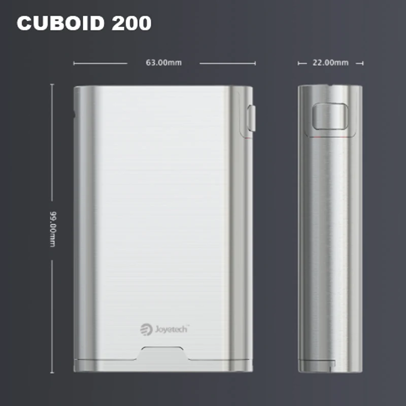 Joyetech Cuboid 200 OLED 0,9" дисплей батарея стартер TC Mod-1 до 200 мощность-серый