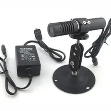 50 мВт зеленый крест лазер 520nm 2,8-5,2 V отрегулированный модуль лазерной головки 16x70 мм и держатель и адаптер