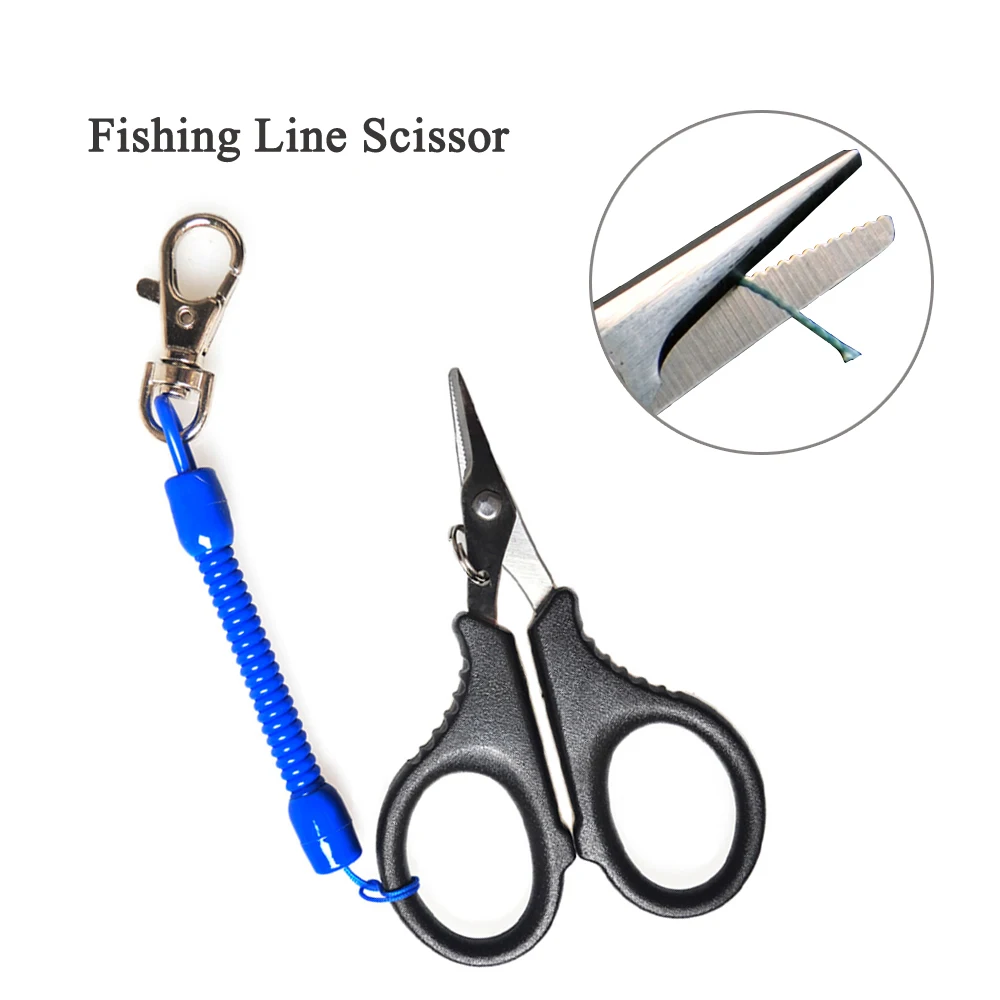 

Lixada Fishing Scissors Line Cutter Cutting Fishing Lures Stainless Steel Portable Light weight Line Cutter Fishing Accessory