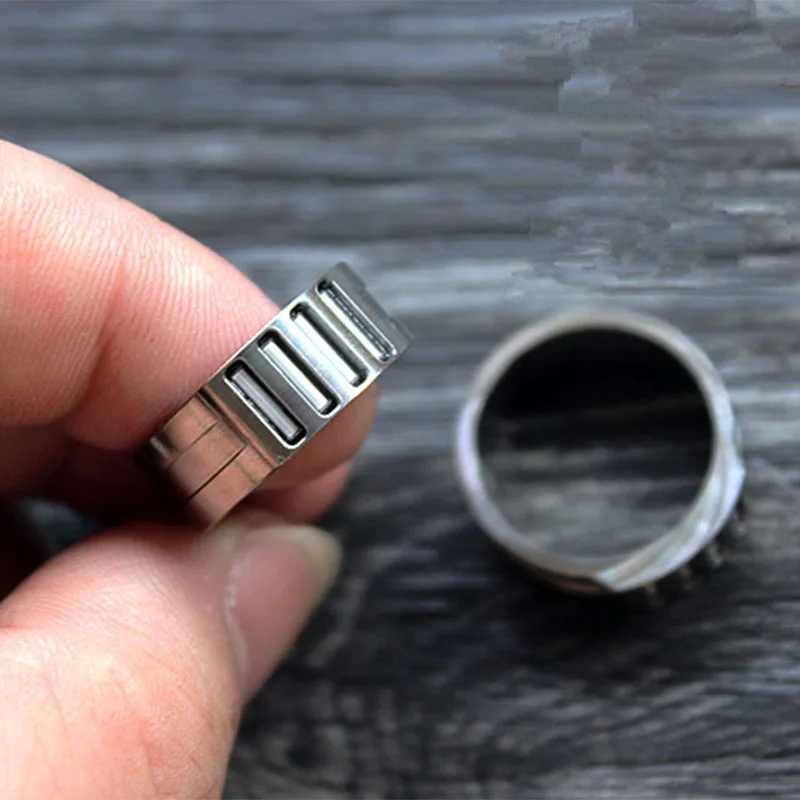 22 мм титановый сплав тритиевая трубка Тритий газ EDC светящиеся кольца креативное ожерелье для подарков оборудование для кемпинга аксессуары