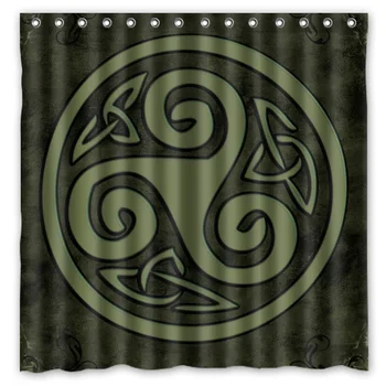 

Novelty Bathroom Products!Kelt Cross Printed Waterproof Polyester Shower Curtain/Bath Curtain( 180X180CM)