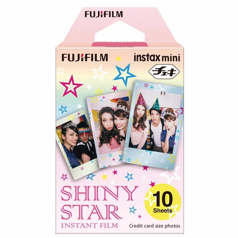 Оригинальная пленка Fujifilm Fuji Instax Mini 8 Shiny Star Prints 10 листов для камер моментальной печати 7 7s 8 9 50s 7s 90 25 Share SP-1 2 3