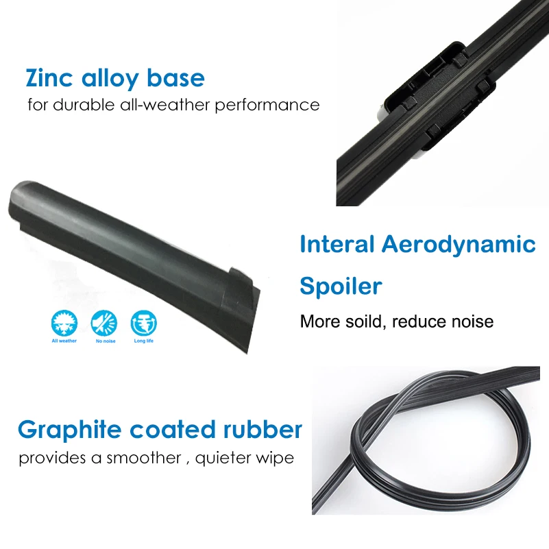 Дворники для Isuzu D Max 2002 2019 22 + 19 дюймов 2 шт.|wiper blade|windshield wiperwiper blade rubber |