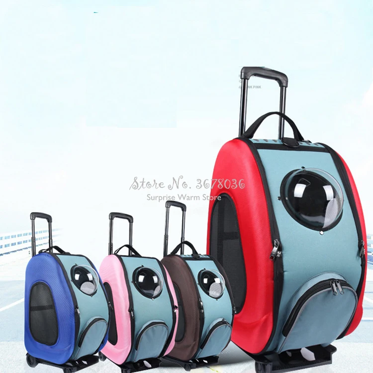 Portable Pet Stroller Hard Shell Waterproof Breathable Dog Cat Carrier Dotomy Outdoor Travel Dog Carrier 10KG Bearing Durable Portable Pet Stroller Hard Shell Waterproof Breathable Dog Cat Carrier Dotomy Outdoor Travel Dog Carrier 10KG Bearing Durable