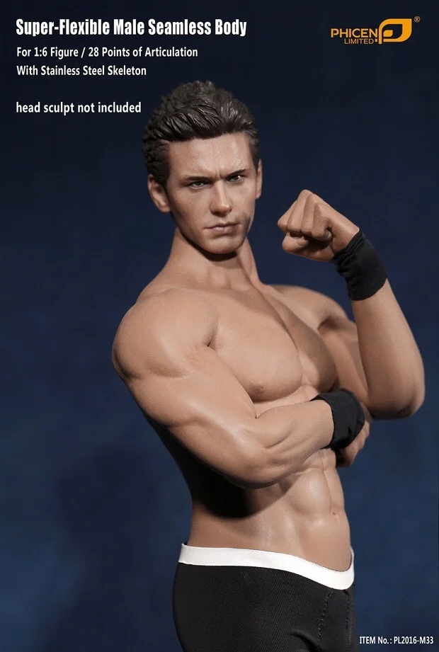 

Phicen/ TB-League PL2016-M33 1/6 figure Male Super Flexible Seamless Body With Metal Skeleton (not included head)