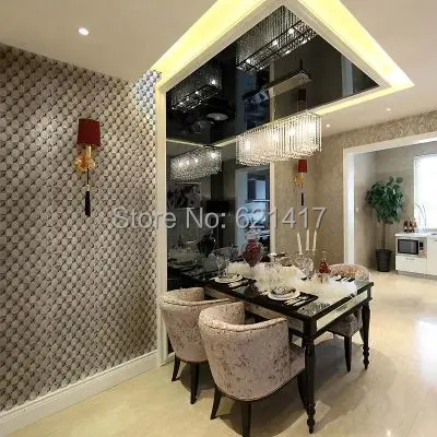 nine surface with diamond mirror aluminum metal