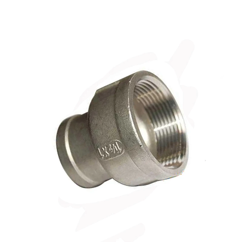 

1/2" BSP Female x 1/4" BSP Female Thread Socket Reducer Pipe Fittings 304 Stainless Steel Threaded Connector For Water Oil Air
