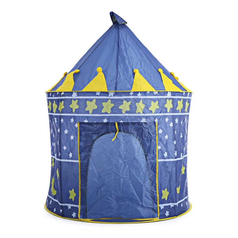 2 цвета замок PlayTent Портативный Складная Типи принца детская Cubby игровой домик для детей подарок игрушка для улицы складные палатки для кемпинга