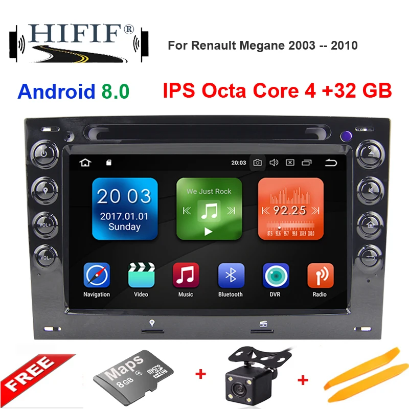 IPS 7 4GB RAM Octa core Android 8 0 font b Car b font DVD font