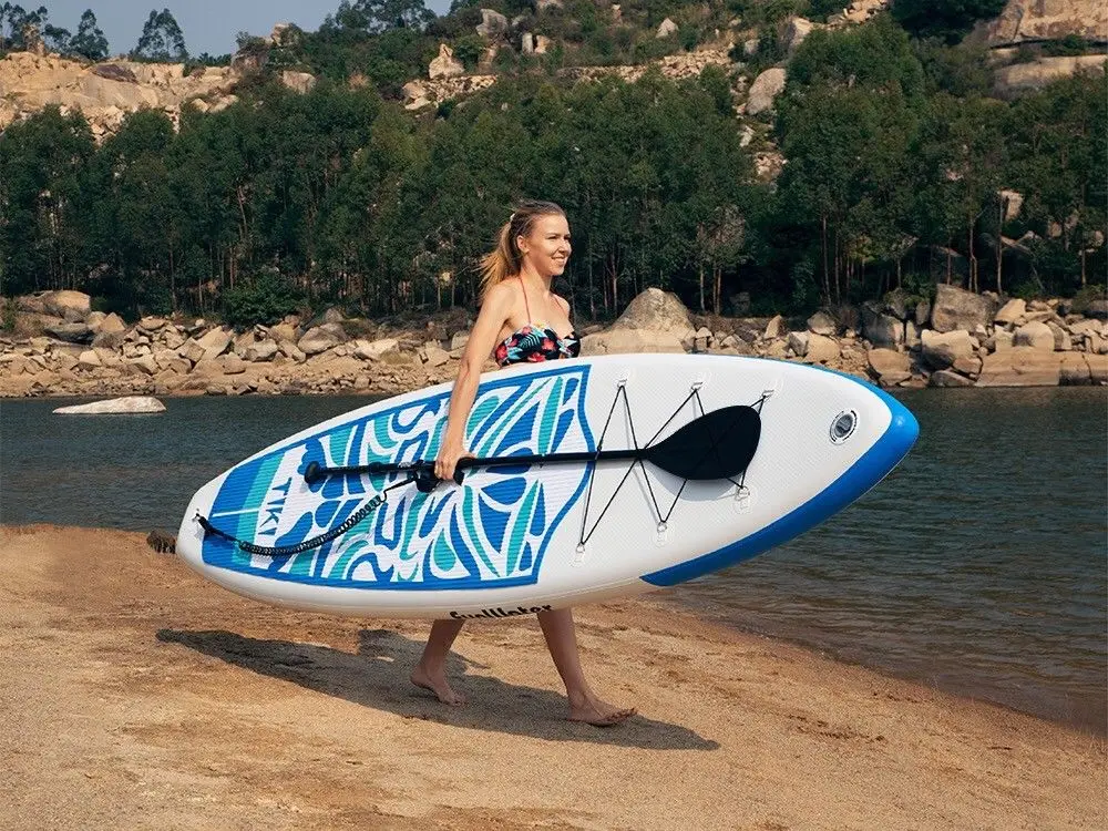 FunWater 320*84*15 cm inflable Paddle Junta Sup W/paleta Bolsa De Correa de la bolsa del teléfono - 5