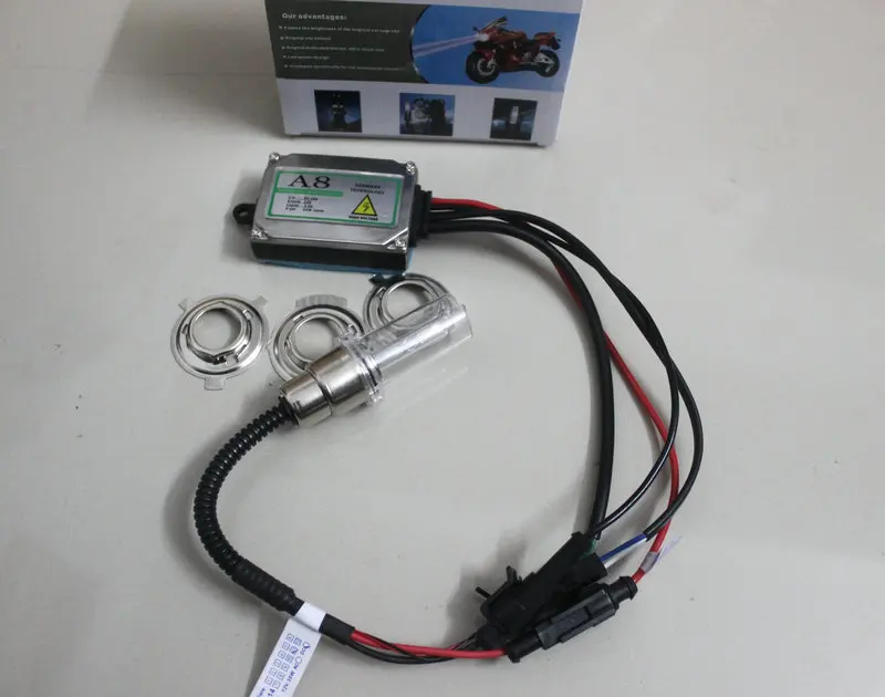 Motorcycle h6 HID headlight Hid Lights Bi xenon H6 Hi/Low Bulbs Bicycle