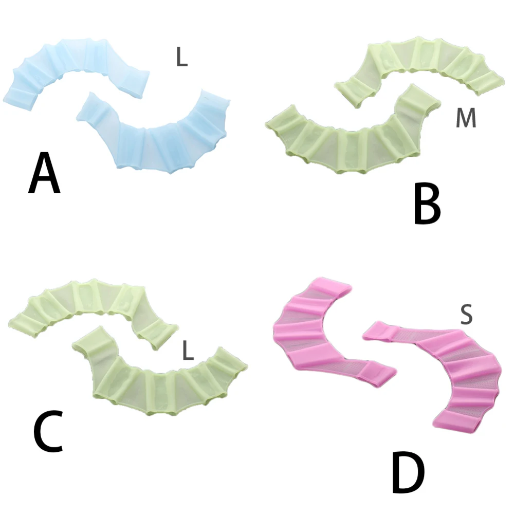 1 пара имитация лягушки силиконовые плавники для плавания ручной веб-ласты тренировочные перчатки для дайвинга переплетенные перчатки плавательный инструмент