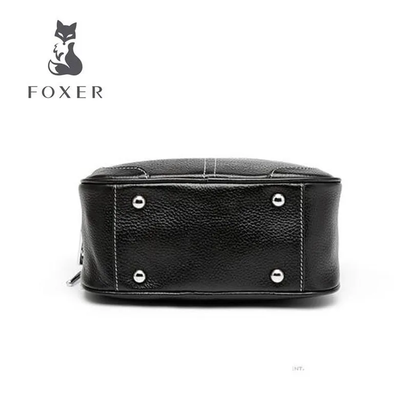 Женская сумка тоут FOXER роскошная из натуральной воловьей кожи на плечо 2019|Сумки с