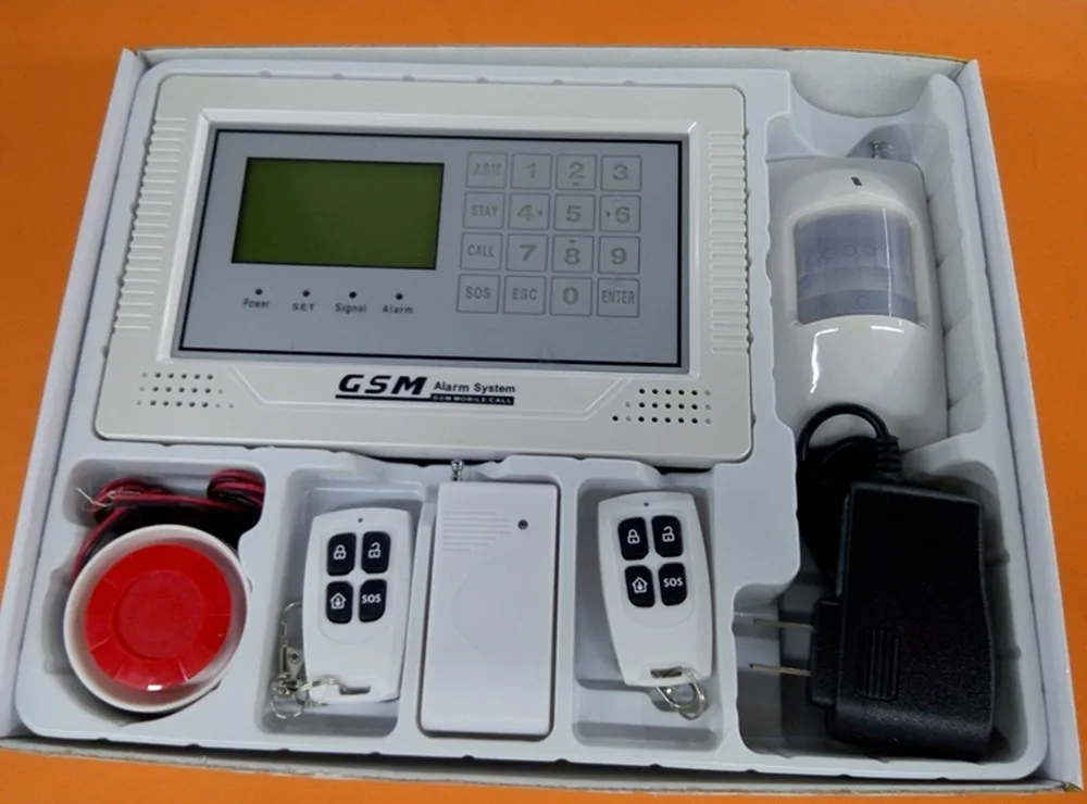 

433MHZ Wireless GSM Alarm System APP Function Burglar Alarm System