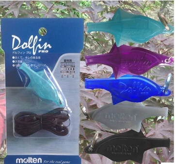 Высокое качество Красочные Свисток Molten дельфин свисток судьи свист с Талрепом и CMG блистерная упаковка