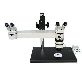 TS-80S двойной обучения голову стереоскопический микроскоп, платы тестирования, пройдя через микроскоп, ремонт с микроскопом