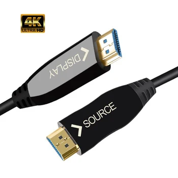 

4K HDMI 1.4 Fibre Optic Cable - HDMI1.4 Support 4K@30Hz HDR/High Speed 10.2Gbps/3D/UHD/EDID/CEC HDMI Cable 1.4 Fibre Optic Cable