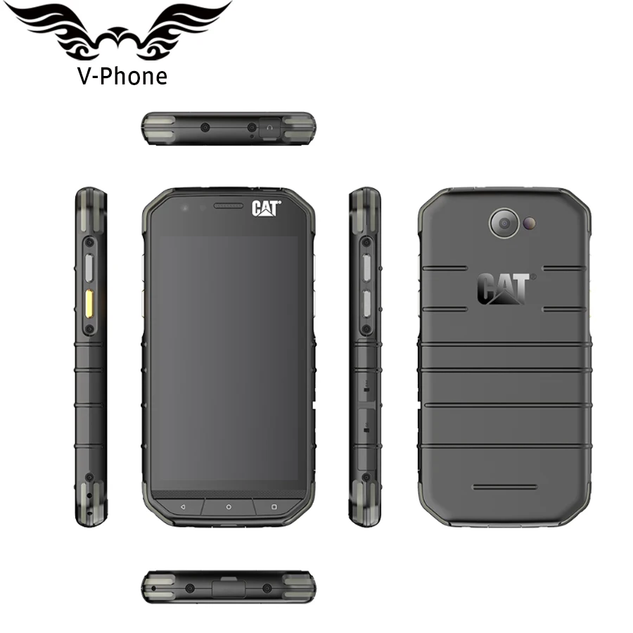 Бренд CAT S31 IP68 мобильный телефон водонепроницаемый пылезащитный дропшиппинг 4G LTE 4," 2 Гб ОЗУ 16 Гб ПЗУ четырехъядерный Android 7,0 4000 мАч
