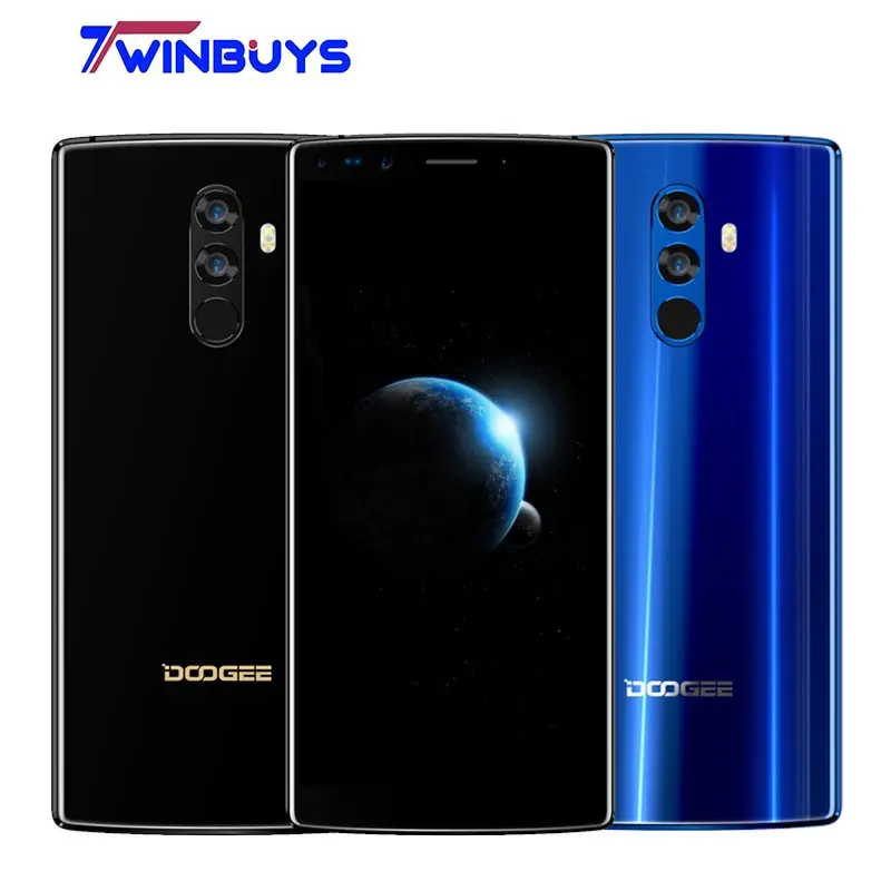 

DOOGEE Mix 2 Smartphone 5.99'' FHD+18:9 bezelless 6GB+64GB 4060mAh Helio P25 Octa Core 4G Quad Camera 16+13MP 8+8MP Android 7.1