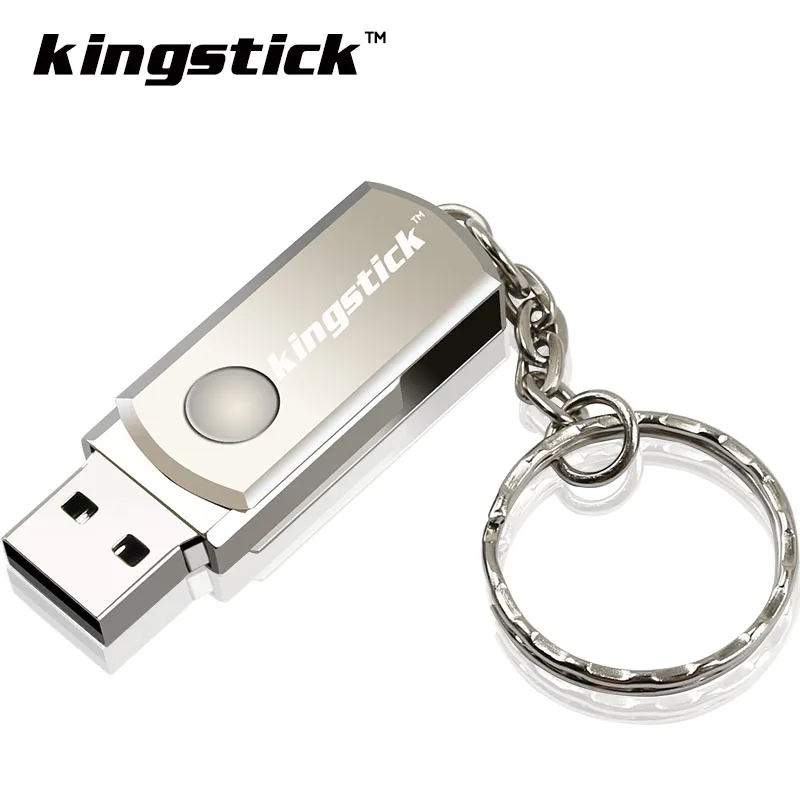 Hot Kingstick keychain Memory stick 32GB 64GB Metal 2.0 USB Flash Drive