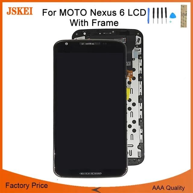 Best Price Factory Price For Motorola Nexus 6 5.96" LCD XT1100 XT1103 LCD Display Touch Screen With Frame Digitizer Assembly Replace Screen Best Price Factory Price For Motorola Nexus 6 5.96" LCD XT1100 XT1103 LCD Display Touch Screen With Frame Digitizer Assembly Replace Screen