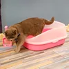 Pet Dog Toilet  Cat Litter Box Cat Dog Tray Teddy Anti-Splash Toilette  with cat litter shovel Puppy Cat Indoor Home Sandbox 4