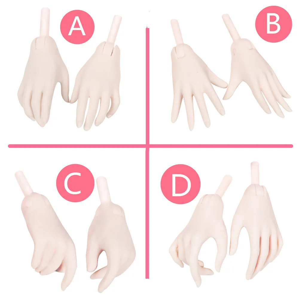 

1/3 BJD hand set suit for 60cm doll 4 kinds of gestures can be chosen