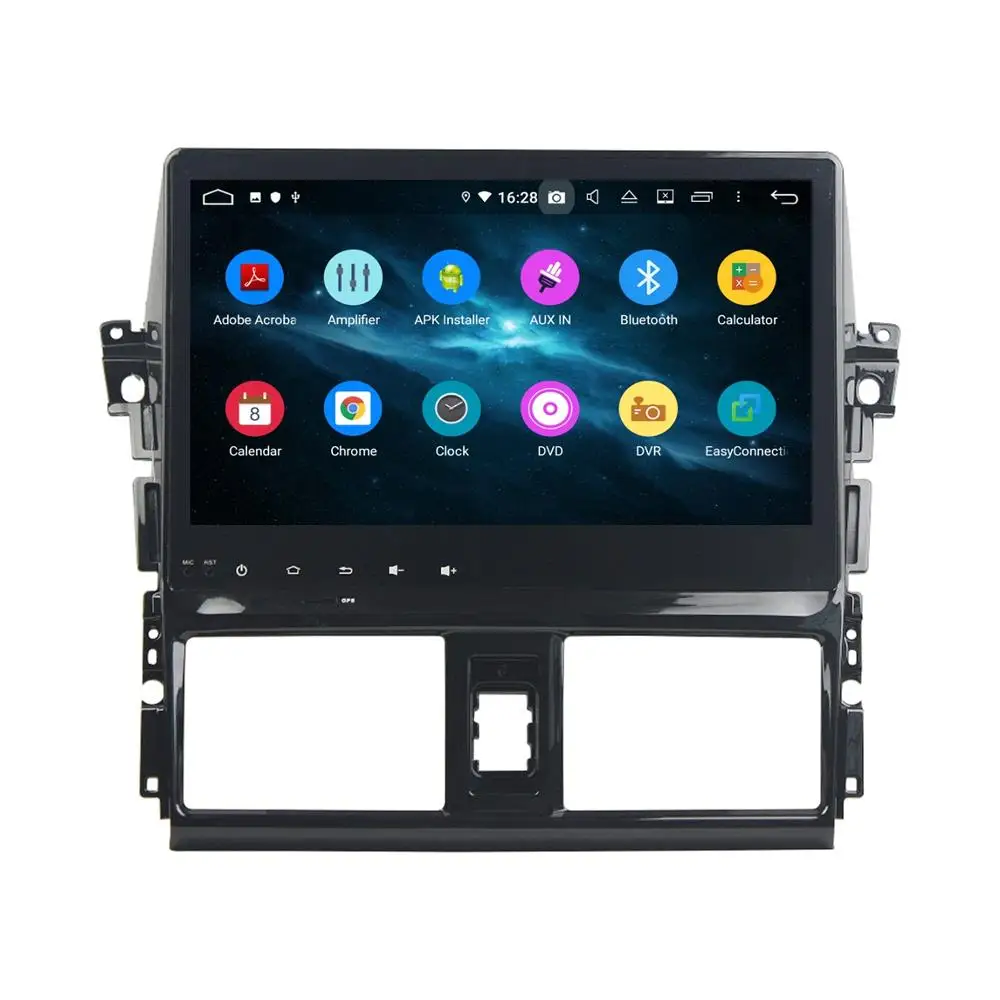 Best DSP Android 9.0 Octa Core 10.1" Car DVD GPS for Toyota Yaris Vios 2013 2014 2015 4GB RAM Radio Bluetooth 4.2 WIFI USB 32GB ROM 1 Best DSP Android 9.0 Octa Core 10.1" Car DVD GPS for Toyota Yaris Vios 2013 2014 2015 4GB RAM Radio Bluetooth 4.2 WIFI USB 32GB ROM 1
