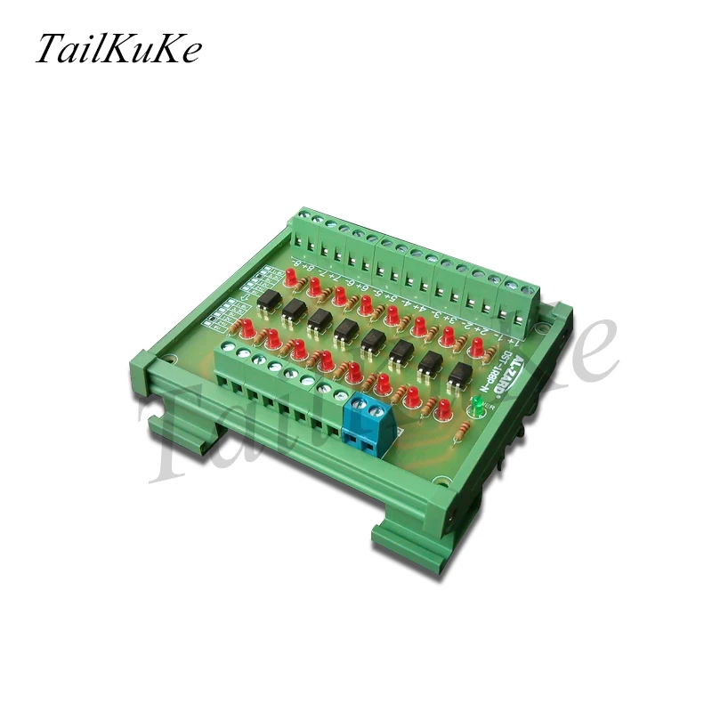 8 способ фотоэлектрический модуль изоляции PLC уровень сигнала преобразователь напряжения NPN выход DST-1R8P-N OC