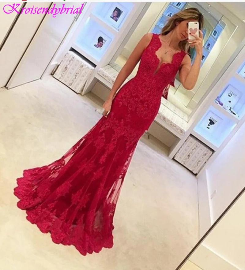 SQM093 Robe De Soiree longue Простые Вечерние платья-футляры с русалочкой элегантные