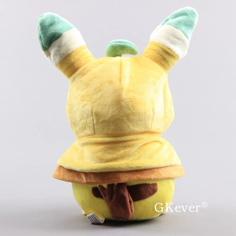 10 Стили Пикачу Косплей Eevee Jolteon Пикачу в Vaporeon плащ серия Пикачу куклы мягкие куклы Sylveon игрушки 1" 28 см