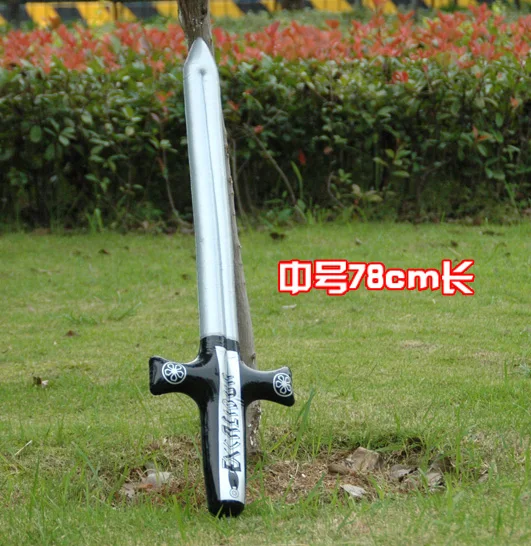 Inflatables Children Pvc Swords Toy Sports Outdoor Game Play Toys Inflatable Wooden Stick Sword Weapon Air Knife Activity Props