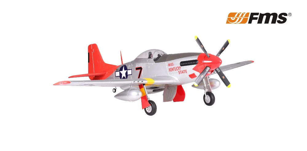 

FMS 1700MM / 1.7M Gaint Warbird P51 / P-51 D Mustang Red Tail PNP Version Big Scale Radio Control RC MODEL PLANE Aircraft
