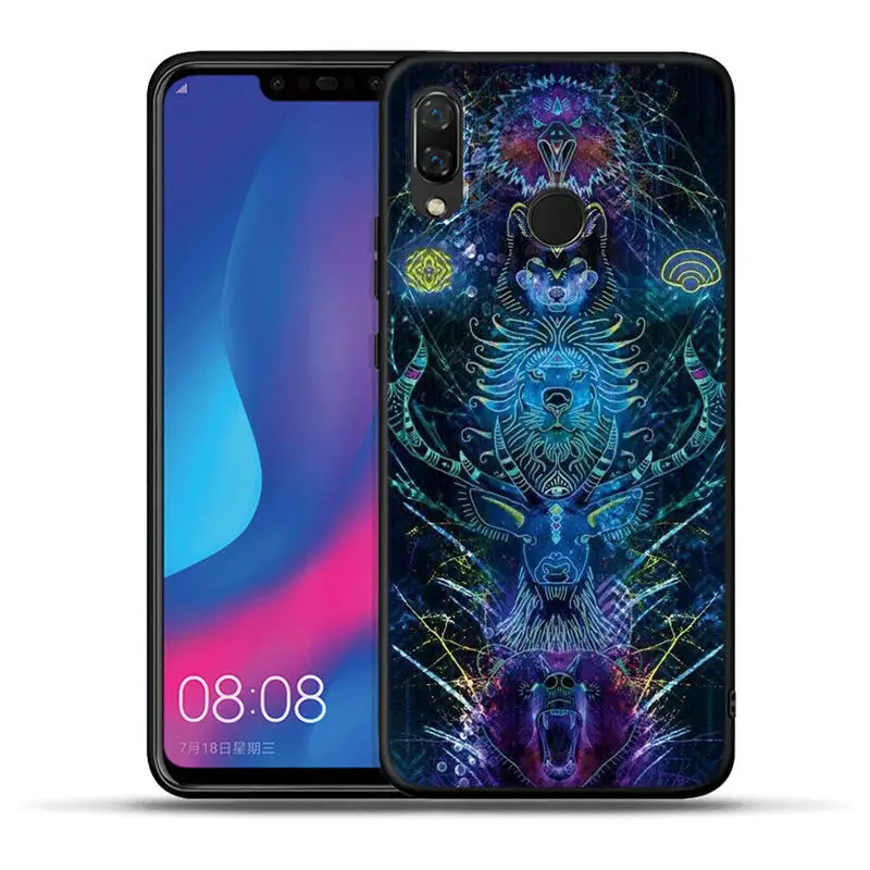 Крутой черный чехол ТПУ для huawei Honor 20 Pro 10 9 9i 8 Lite 8X 8C 7A 7X V20 View 20 чехол Etui - Цвет: H1255