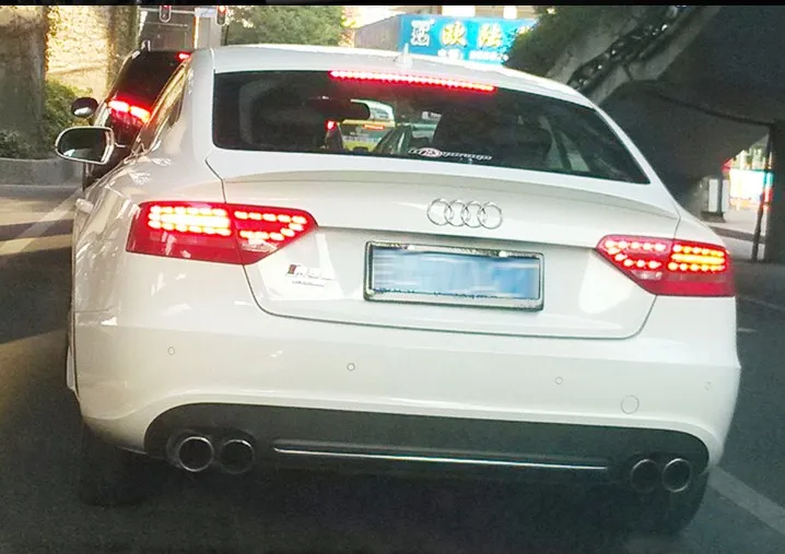 Спойлер для багажника крылышко Audi A5 ABS Sportback 4 двери 2009 2016 неокрашенный и