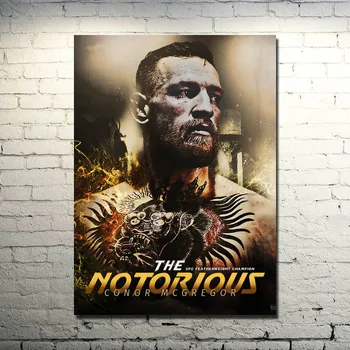 

Conor McGregor Featherweight Champion Art Silk Or Canvas Poster 13x18 inches Boxing Picture For Room Decor 004