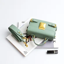 Сумка для женщин широкополосная Сетка Красный ручной цветной коллизии кожа многослойная одно плечо заклепки замок застежка