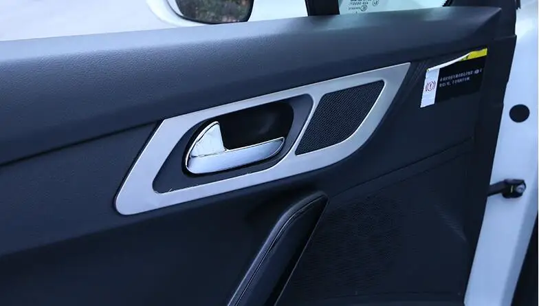Подходит для 2015 Peugeot 508 аксессуары внутренняя дверная ручка чаша крышка
